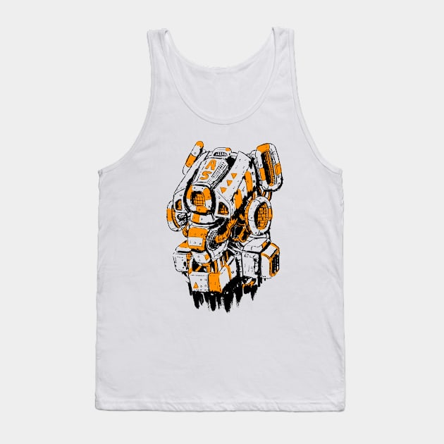 BRUSHPEN ROBO Tank Top by DOODLESKELLY